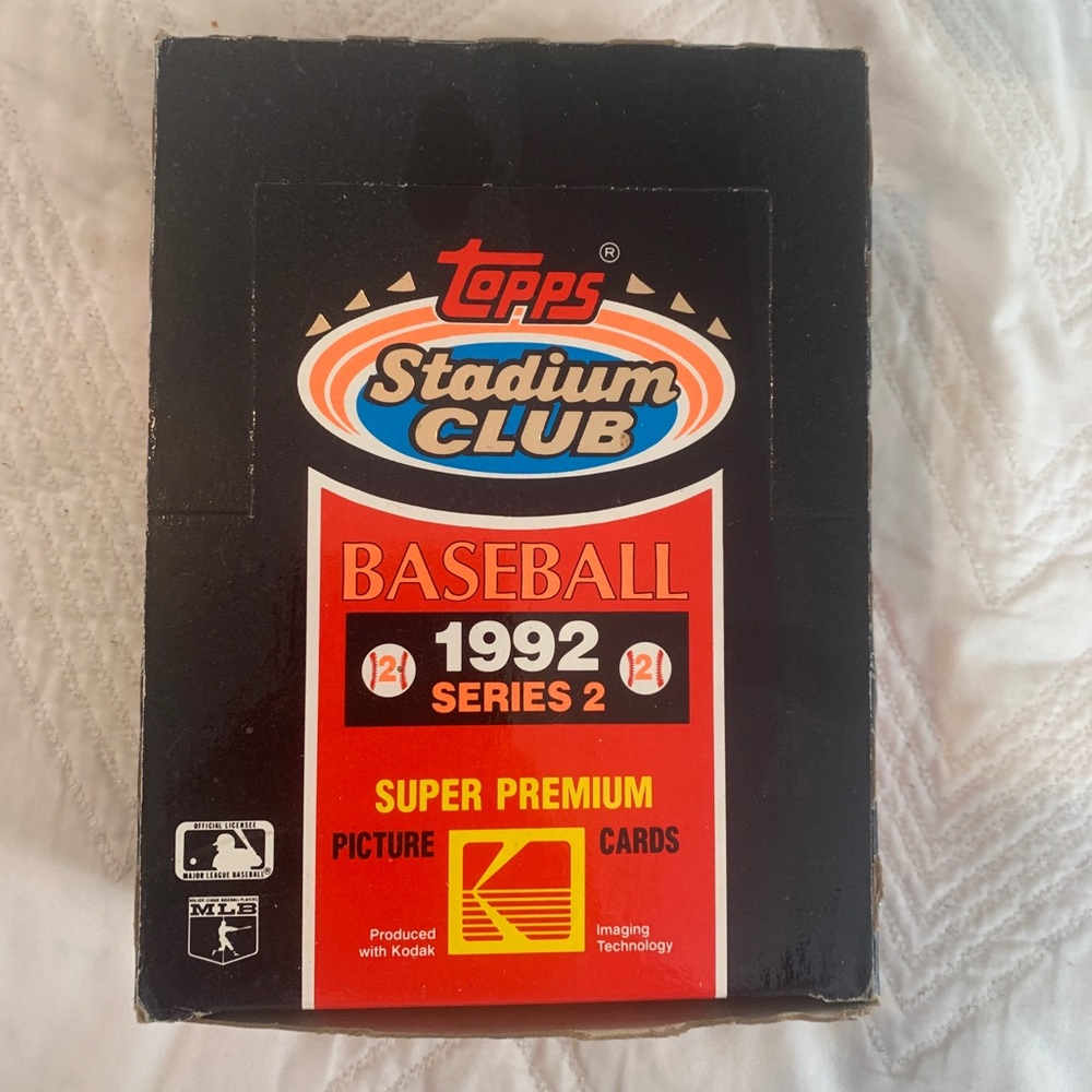 Topps stadium 1992 baseball cards